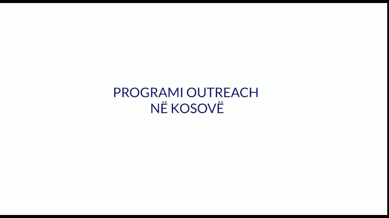 Programi Outreach në Kosovë