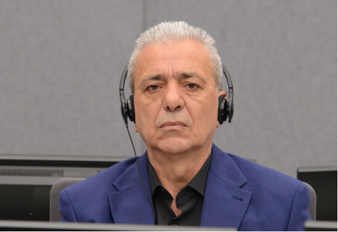 Sabit Januzi, accused in the Sabit Januzi, Ismet Bahtijari and Haxhi Shala case at the Kosovo Specialist Chambers in The Hague